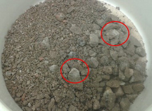 Figure 4. Ocular SSD assessment: onset of color change in coarse CCA and the end of the water absorption process.