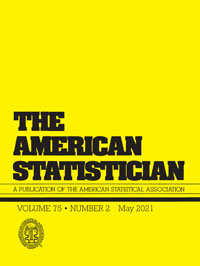Cover image for The American Statistician, Volume 75, Issue 2, 2021