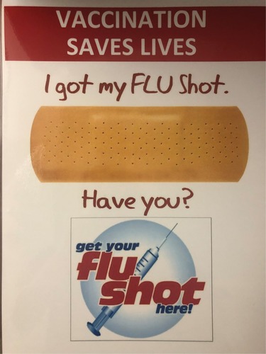 Figure 1 Vaccination poster.