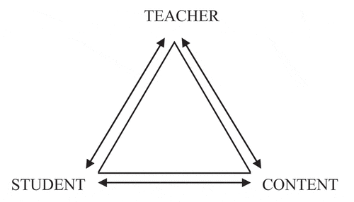 Figure 1. Didactic triangle.