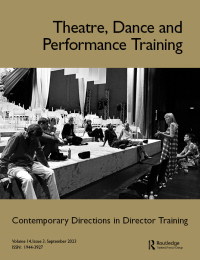 Cover image for Theatre, Dance and Performance Training, Volume 14, Issue 3, 2023