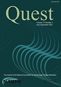 Cover image for Quest, Volume 73, Issue 3, 2021