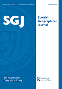 Cover image for Scottish Geographical Journal, Volume 134, Issue 3-4, 2018