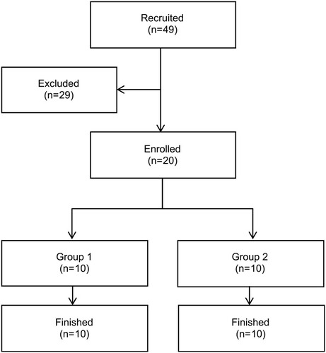 Figure 2 Flow diagram of Study 2.