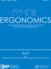 Cover image for Ergonomics, Volume 63, Issue 7, 2020