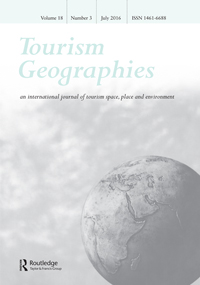Cover image for Tourism Geographies, Volume 18, Issue 3, 2016