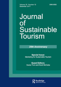 Cover image for Journal of Sustainable Tourism, Volume 25, Issue 12, 2017