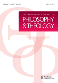 Cover image for International Journal of Philosophy and Theology, Volume 77, Issue 3, 2016