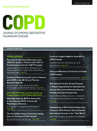 Cover image for COPD: Journal of Chronic Obstructive Pulmonary Disease, Volume 14, Issue 4, 2017
