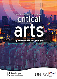 Cover image for Critical Arts, Volume 31, Issue 6, 2017