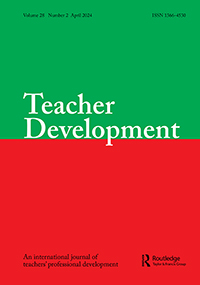 Cover image for Teacher Development, Volume 28, Issue 2, 2024