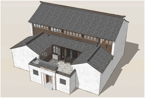 Figure 1. XiJing Bank House in ChangShu Historic District of SuZhou.