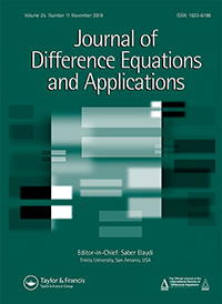 Cover image for Journal of Difference Equations and Applications, Volume 25, Issue 11, 2019