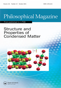 Cover image for Philosophical Magazine, Volume 101, Issue 19, 2021