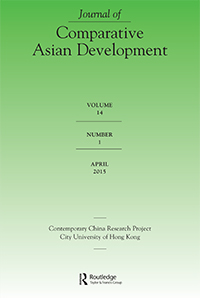 Cover image for Journal of Comparative Asian Development, Volume 14, Issue 1, 2015