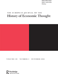 Cover image for The European Journal of the History of Economic Thought, Volume 28, Issue 5, 2021