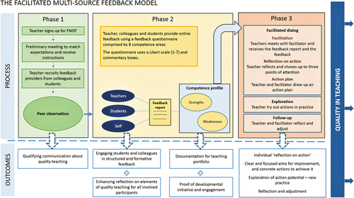 Figure 1. The facilitated multi-source feedback model.