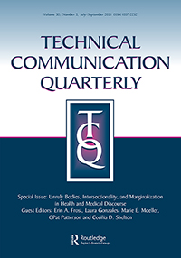 Cover image for Technical Communication Quarterly, Volume 30, Issue 3, 2021