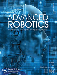 Cover image for Advanced Robotics, Volume 34, Issue 2, 2020