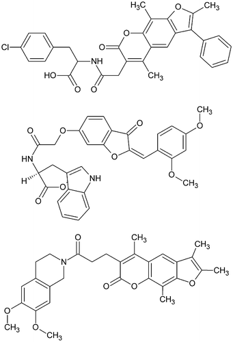 Figure 16. Chemicals predicted as binders to A. aegypti chorion peroxidase.