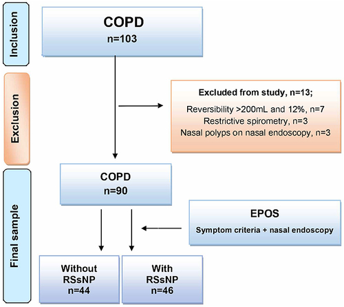 Figure 1 Flow chart of the study participants and the subjects excluded.