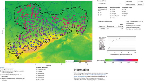 Figure 3. Excerpt from the Online App “Saxontropy”.