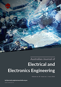 Cover image for Australian Journal of Electrical and Electronics Engineering, Volume 18, Issue 1, 2021