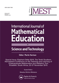 Cover image for International Journal of Mathematical Education in Science and Technology, Volume 46, Issue 7, 2015