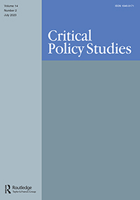 Cover image for Critical Policy Studies, Volume 14, Issue 2, 2020