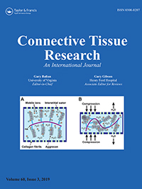Cover image for Connective Tissue Research, Volume 60, Issue 3, 2019