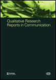 Cover image for Qualitative Research Reports in Communication, Volume 13, Issue 1, 2012