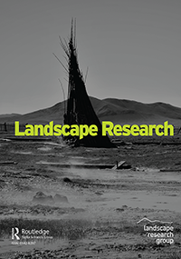 Cover image for Landscape Research, Volume 45, Issue 6, 2020