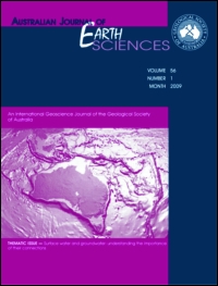 Cover image for Australian Journal of Earth Sciences, Volume 56, Issue 6, 2009