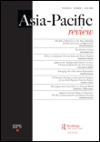 Cover image for Asia-Pacific Review, Volume 20, Issue 2, 2013
