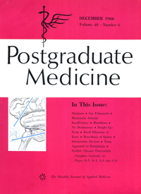 Cover image for Postgraduate Medicine, Volume 40, Issue 6, 1966