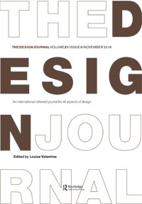 Cover image for The Design Journal, Volume 21, Issue 6, 2018