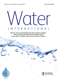 Cover image for Water International, Volume 42, Issue 6, 2017