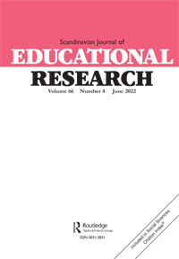 Cover image for Scandinavian Journal of Educational Research, Volume 66, Issue 4, 2022
