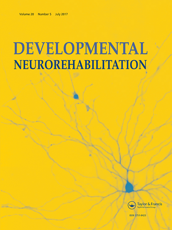 Cover image for Developmental Neurorehabilitation, Volume 20, Issue 5, 2017