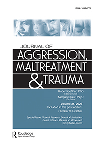Cover image for Journal of Aggression, Maltreatment & Trauma, Volume 31, Issue 9, 2022
