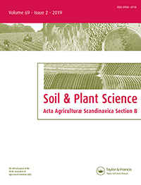 Cover image for Acta Agriculturae Scandinavica, Section B — Soil & Plant Science, Volume 69, Issue 2, 2019
