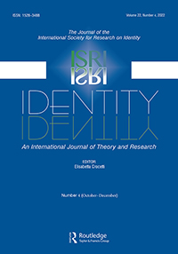 Cover image for Identity, Volume 22, Issue 4, 2022