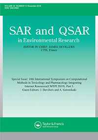 Cover image for SAR and QSAR in Environmental Research, Volume 30, Issue 11, 2019