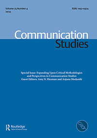 Cover image for Communication Studies, Volume 75, Issue 4, 2024