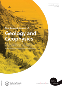 Cover image for New Zealand Journal of Geology and Geophysics, Volume 65, Issue 2, 2022