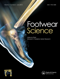 Cover image for Footwear Science, Volume 7, Issue 2, 2015