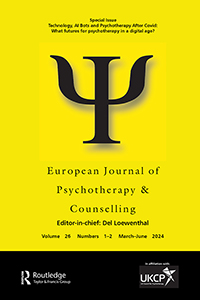 Cover image for European Journal of Psychotherapy & Counselling