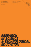 Cover image for Research in Science & Technological Education, Volume 31, Issue 3, 2013