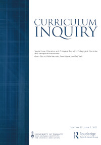 Cover image for Curriculum Inquiry, Volume 52, Issue 2, 2022