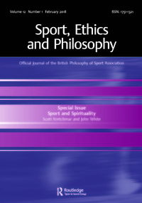 Cover image for Sport, Ethics and Philosophy, Volume 12, Issue 1, 2018